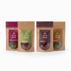 Detoks Seti Kiraz Sapı, Yeşil Çay, Biberiye, Hibisküs lık Paket Set
