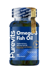 Purevits Omega 3 Balık Yağı 90 Softjel