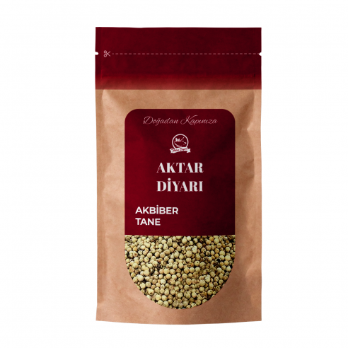 Akbiber Beyaz Karabiber Tane 250 Gr 1. Sınıf Akbiber Beyaz Karabiber Tane 250 Gr 1. Sınıf