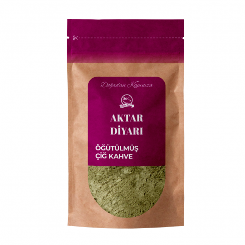 çiğ Kahve Dövülmüş 100 Gr Aktar Diyarı çiğ Kahve Dövülmüş 100 Gr Aktar Diyarı