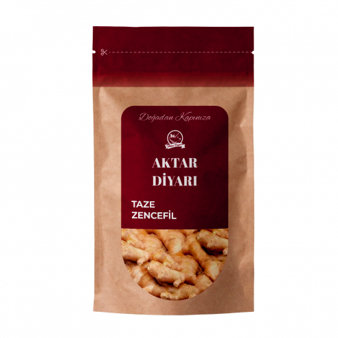 Taze Zencefil 250 Gr Aktar Diyarı Taze Zencefil 250 Gr Aktar Diyarı