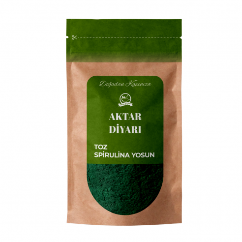 Spirulina Toz Yosun 100 Saf 50gr Spirulina Toz Yosun 100 Saf 50gr