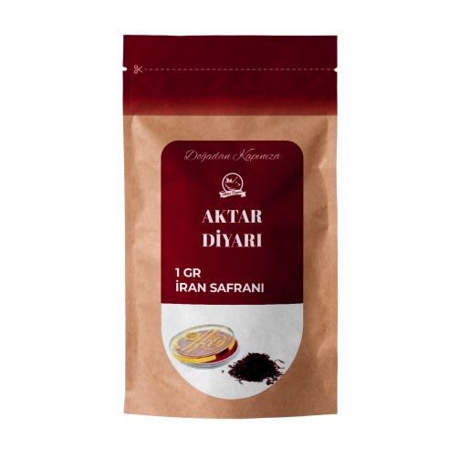 Iran Safranı 1 Gr Aktar Diyarı Iran Safranı 1 Gr Aktar Diyarı