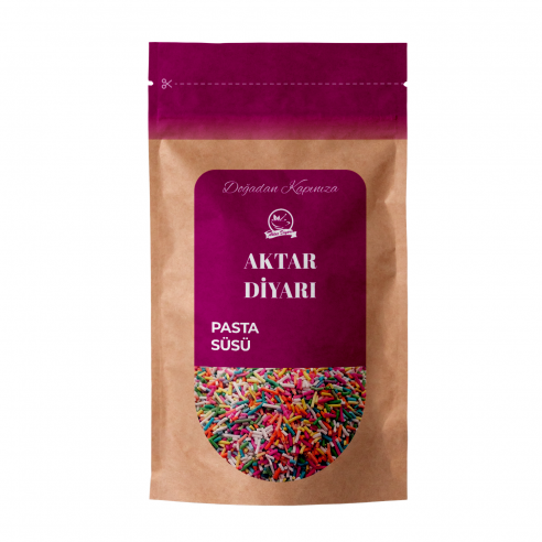 Pasta şekeri Pasta Süsü 250 Gr Aktar Diyarı Pasta şekeri Pasta Süsü 250 Gr Aktar Diyarı