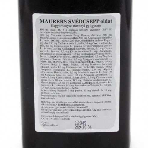 Maurers Krautergarten İsveç Şurubu İksiri 500 ML x 3 Maurers Krautergarten İsveç Şurubu İksiri 500 ML x 3