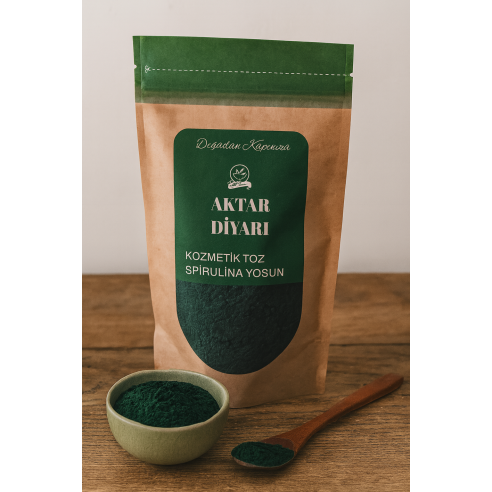 Kozmetik Spirulina Toz Yosun 25 gr Kozmetik Spirulina Toz Yosun 25 gr