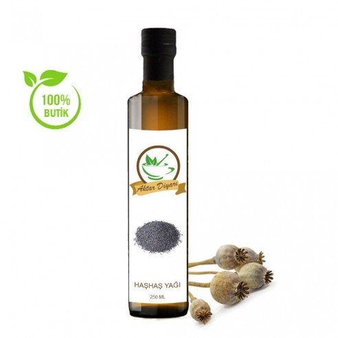Haşhaş Yağı 250 ml Butik Üretim 100 Saf Haşhaş Yağı 250 ml Butik Üretim 100 Saf