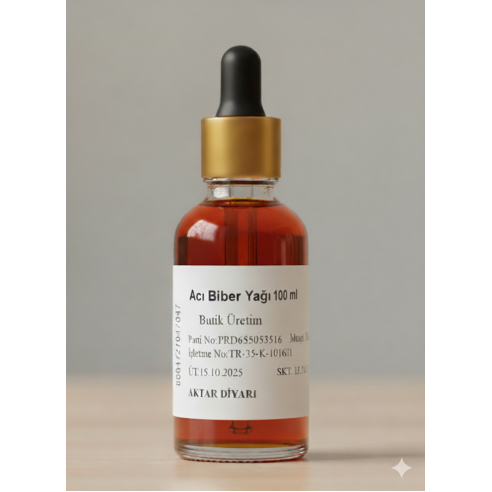 Acı Biber Yağı 100 ml Acı Biber Yağı 100 ml