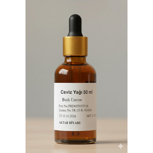 Ceviz Yağı 50 ML Aktar Diyarı Ceviz Yağı 50 ML Aktar Diyarı