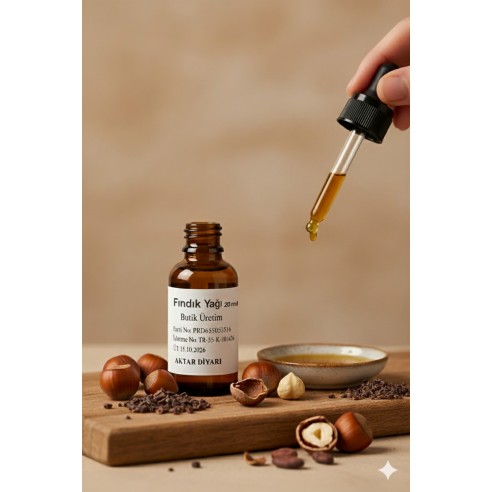 Fındık Yağı 20 ml Butik Üretim 100 Saf Aktar Diyarı Fındık Yağı 20 ml Butik Üretim 100 Saf Aktar Diyarı