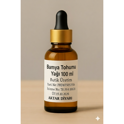 Bamya Tohumu Yağı 100 ml Bamya Tohumu Yağı 100 ml