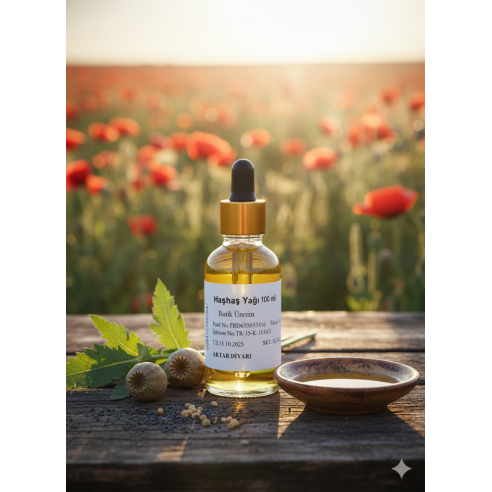 Haşhaş Yağı 100 ml Butik Üretim 100 Saf Haşhaş Yağı 100 ml Butik Üretim 100 Saf