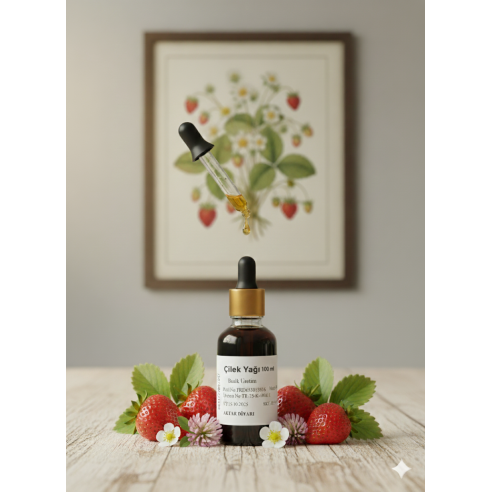 Çilek Yağı 100 ml Butik Üretim 100 Saf Aktar Diyarı Çilek Yağı 100 ml Butik Üretim 100 Saf Aktar Diyarı