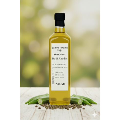 Bamya Tohumu Yağı 500 ML