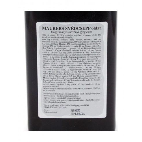 Maurers Krautergarten Isveç Şurubu İksir 500 ml